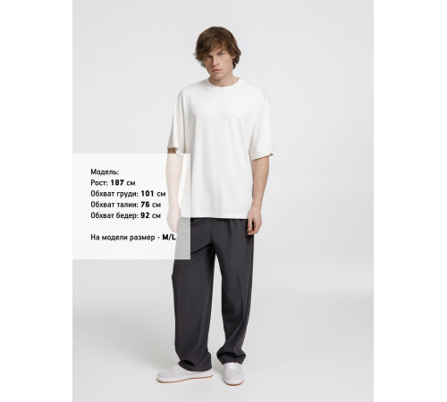 Футболка оверсайз унисекс Lavinia, белая