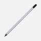 Карандаш простой Triangle Black с ластиком, серебристый