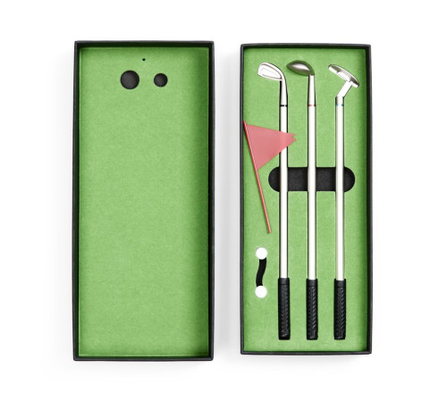 Настольный мини-гольф Golfink, черный с зеленым яблоком