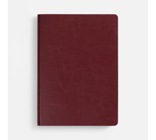 Ежедневник Nebraska Flex, недатированный, бордовый с золотистым