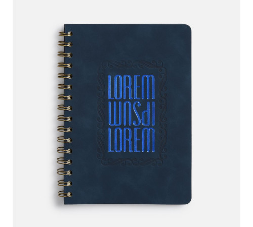 Ежедневник Spiral, недатированный, синий