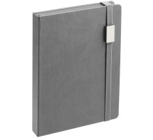 Ежедневник New Factor Metal, серый