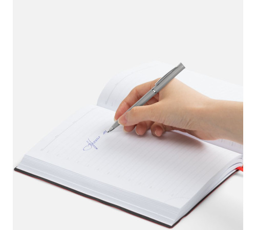 Ручка шариковая Euro Chrome, темно-серая