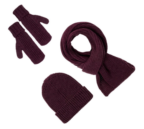 Шарф Nordkyn, бордовый