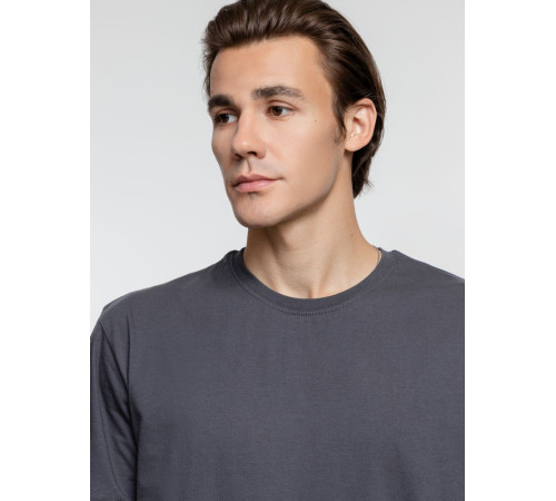 Футболка унисекс T-Bolka 160, темно-серая (графит)