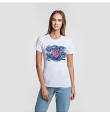 Футболка женская «Ван-Пиг», белая