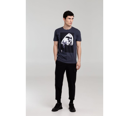 Футболка «Меламед. Kurt Cobain», темно-серая