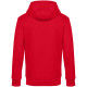 Толстовка с капюшоном унисекс King, красная
