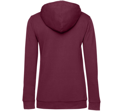 Толстовка с капюшоном женская Hoodie, бордовая