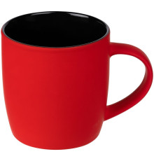 Кружка Surprise Touch Black с покрытием софт-тач, красная