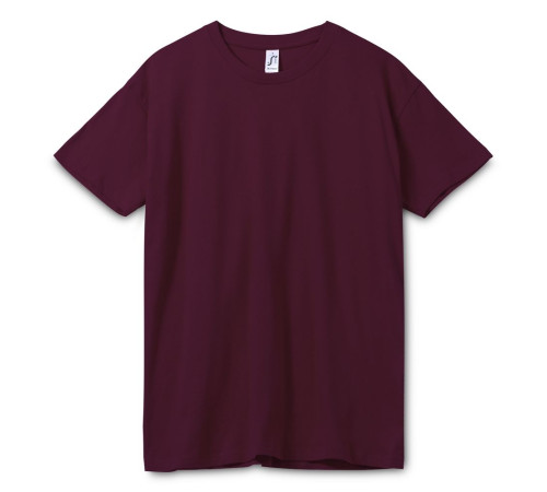 Футболка унисекс Regent 150, бордовая