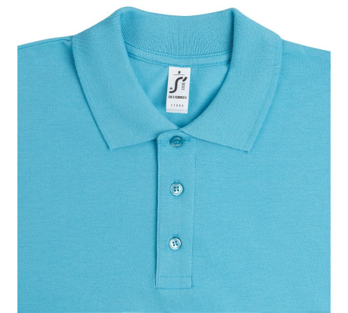 Рубашка поло мужская Summer 170, бирюзовая