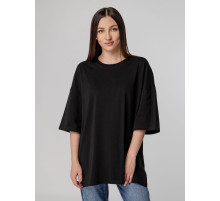 Футболка унисекс оверсайз Crosstown, черная