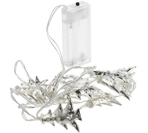 Светодиодная гирлянда Silver Lights, серебристая