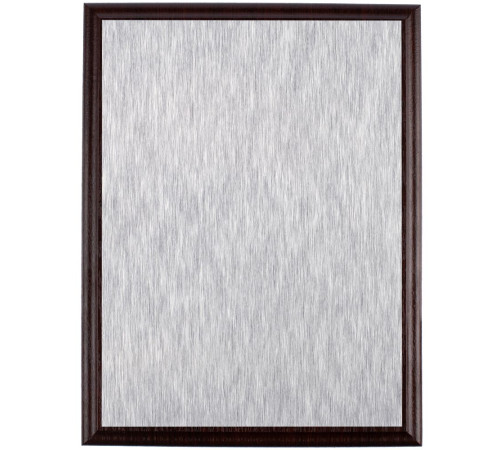 Плакетка Plaque, большая, вишня с серебристой пластиной