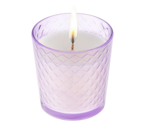 Свеча ароматическая Ristoro, сиреневая, амбра и специи