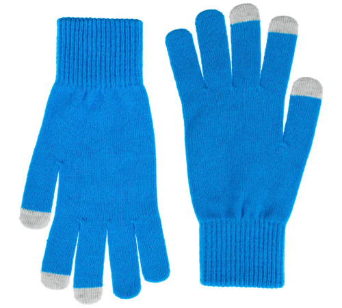Перчатки сенсорные Urban Flow, ярко-голубые