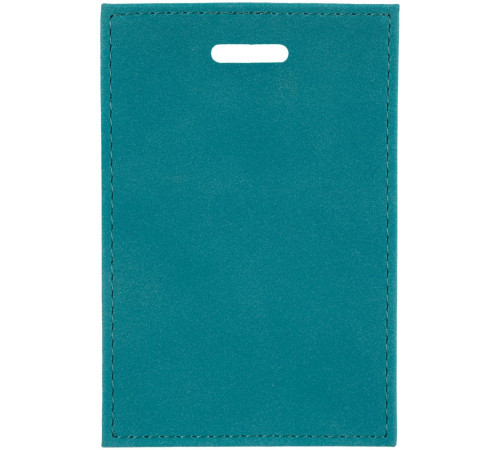 Чехол для пропуска Nubuk, бирюзовый