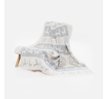 Плед «Скандинавия», серый