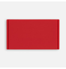 Лейбл из ПВХ Dzeta, M, красный