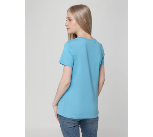 Футболка женская T-bolka Lady, голубая