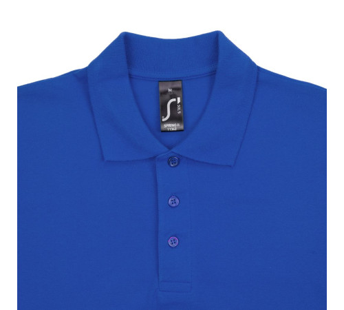 Рубашка поло мужская Spring 210, ярко-синяя (royal)
