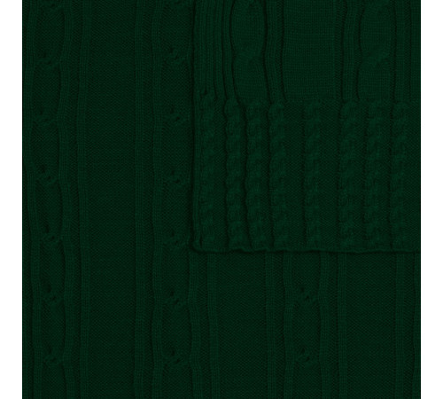 Плед Remitti, темно-зеленый (хвойный)