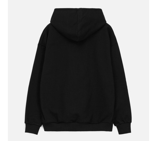 Худи унисекс оверсайз Daylero, черное