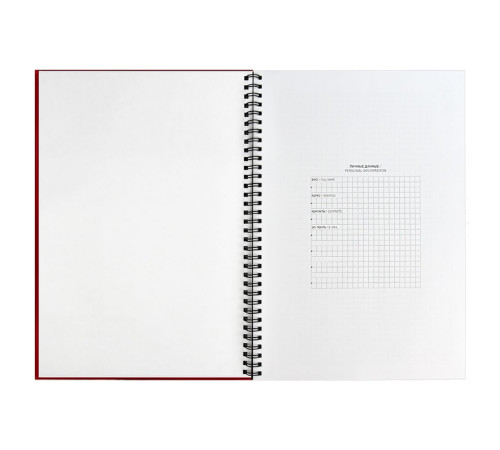 Ежедневник Notera, недатированный, красный