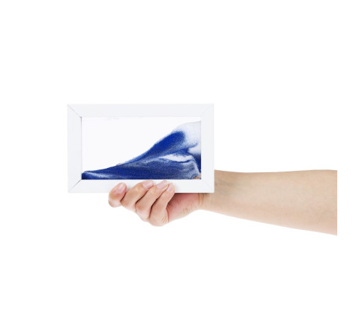 Песочная картина-антистресс Zenscape, белая с синим