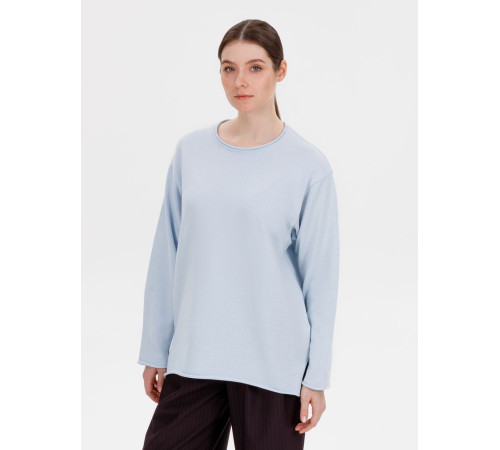 Лонгслив унисекс Siluetti Fuori, светло-голубой