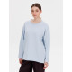 Лонгслив унисекс Siluetti Fuori, светло-голубой