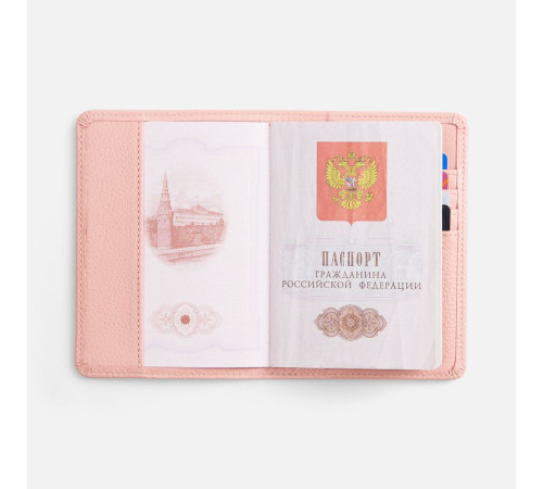 Обложка для паспорта Unison, розовая