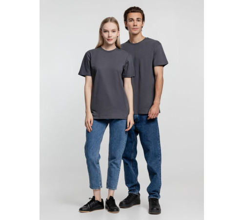 Футболка унисекс T-Bolka 160, темно-серая (графит)