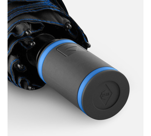 Зонт складной AOC Mini с цветными спицами, синий