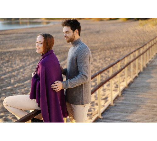 Флисовый плед Warm&Peace, зеленый