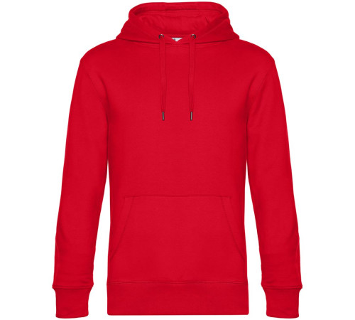 Толстовка с капюшоном унисекс King, красная