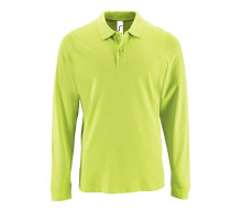 Рубашка поло мужская с длинным рукавом Perfect LSL Men, зеленое яблоко