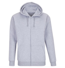 Толстовка унисекс Carter, серый меланж