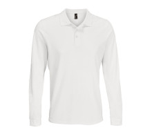 Рубашка поло с длинным рукавом Prime LSL, белая