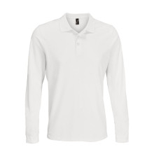Рубашка поло с длинным рукавом Prime LSL, белая