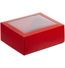 Коробка с окном InSight, красная