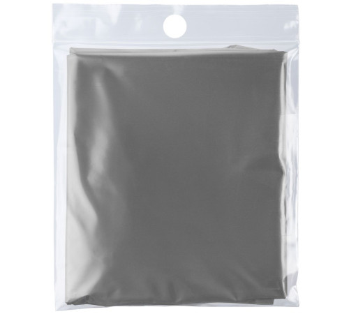 Дождевик-плащ CloudTime, серебристый