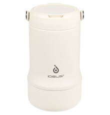 Термос для еды Tabenodo, белый (молочный)