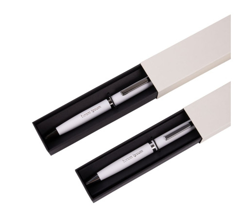 Ручка шариковая Inkish Chrome, белая