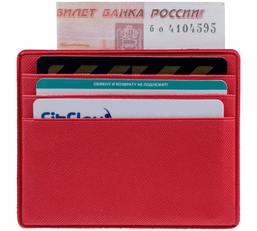 Чехол для карточек Devon, красный