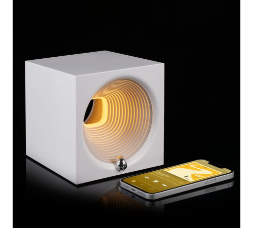 Bluetooth-колонка с подсветкой Volumetric, белая