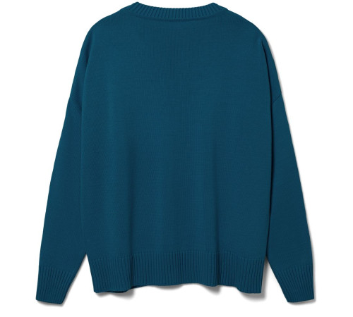 Джемпер оверсайз унисекс Stated в сумке, синий (морская волна)