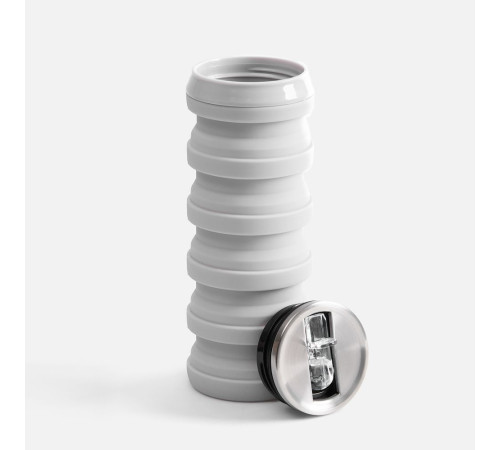 Складная бутылка для воды Folla, серая