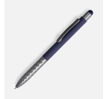 Ручка шариковая Digit Soft Touch со стилусом, синяя
